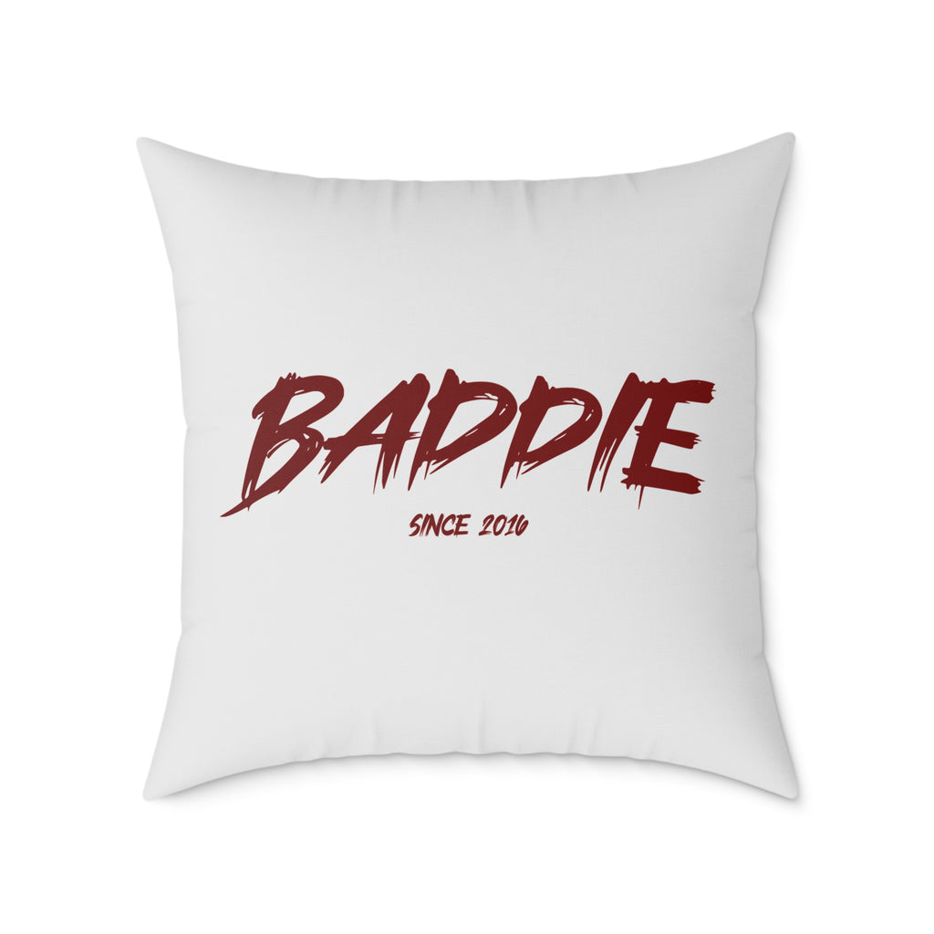 Baddie Square Poly Canvas Pillow
