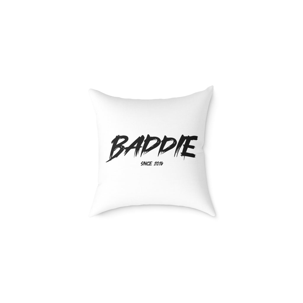 Baddie Square Poly Canvas Pillow