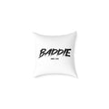 Baddie Square Poly Canvas Pillow