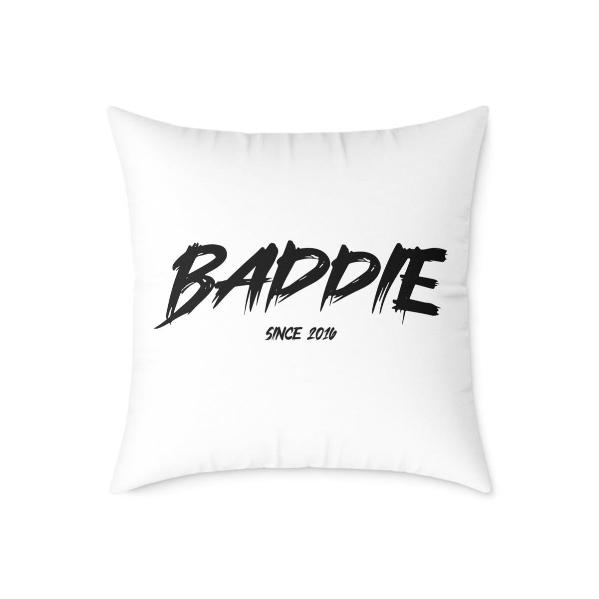 Baddie Square Poly Canvas Pillow