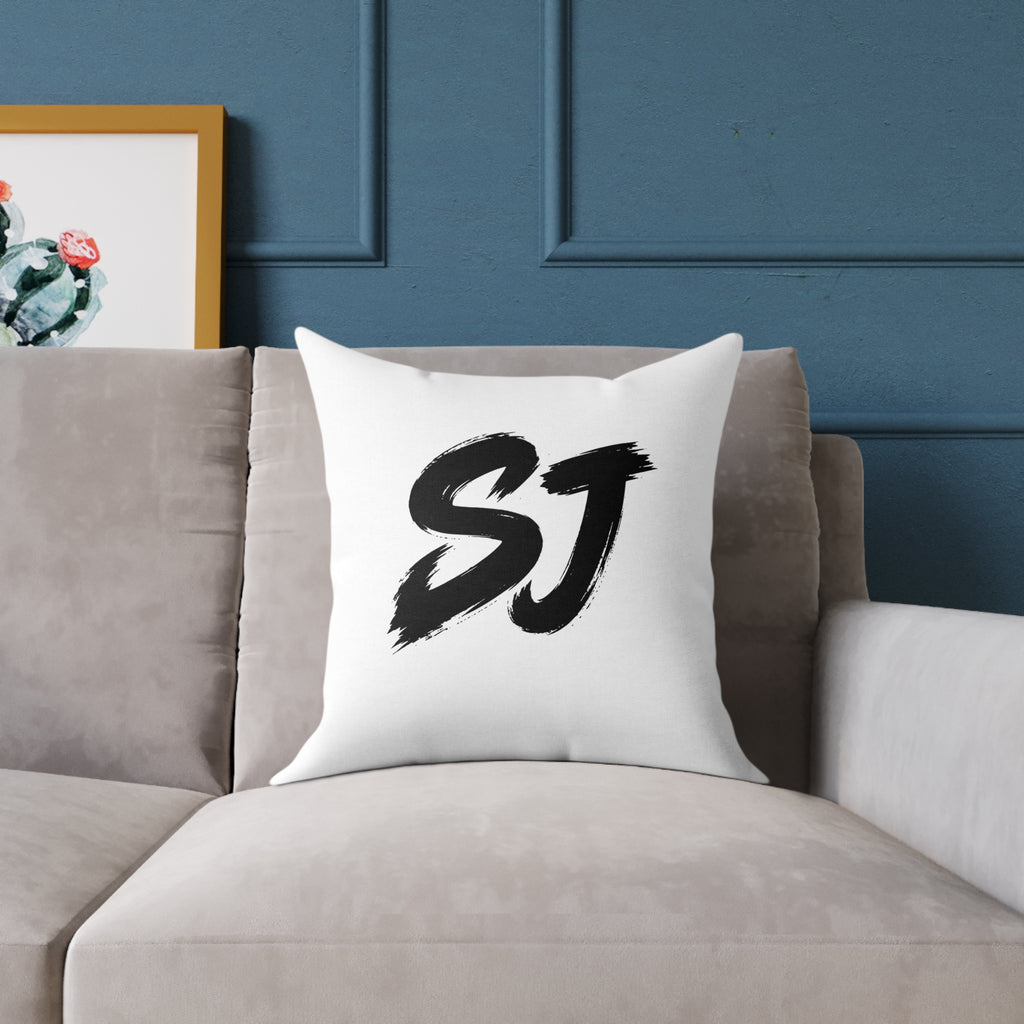 SJ Square Poly Canvas Pillow