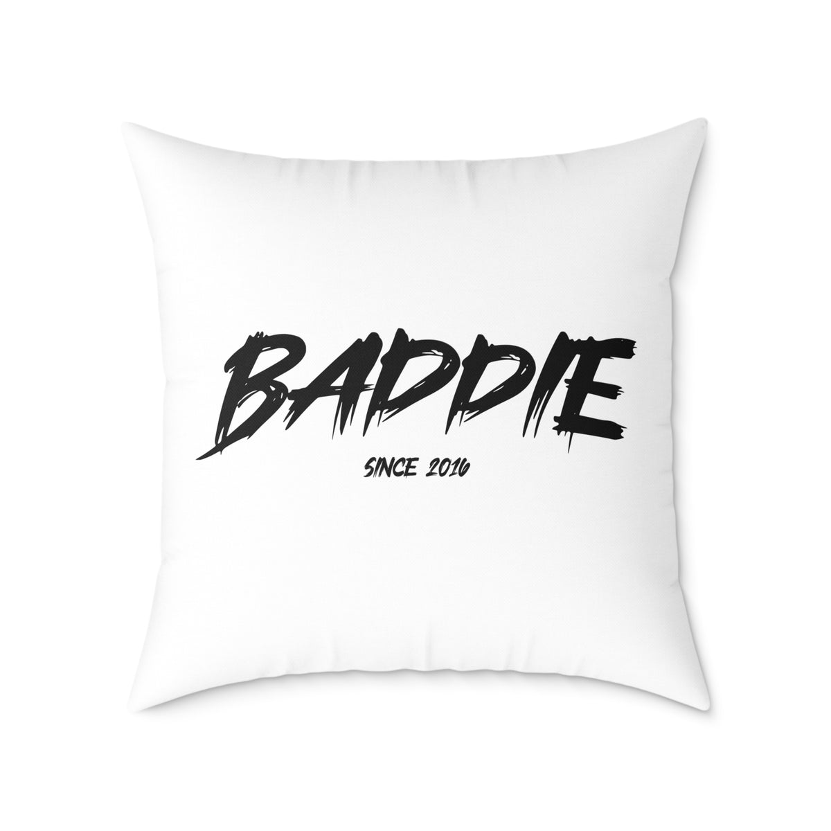 Baddie Square Poly Canvas Pillow