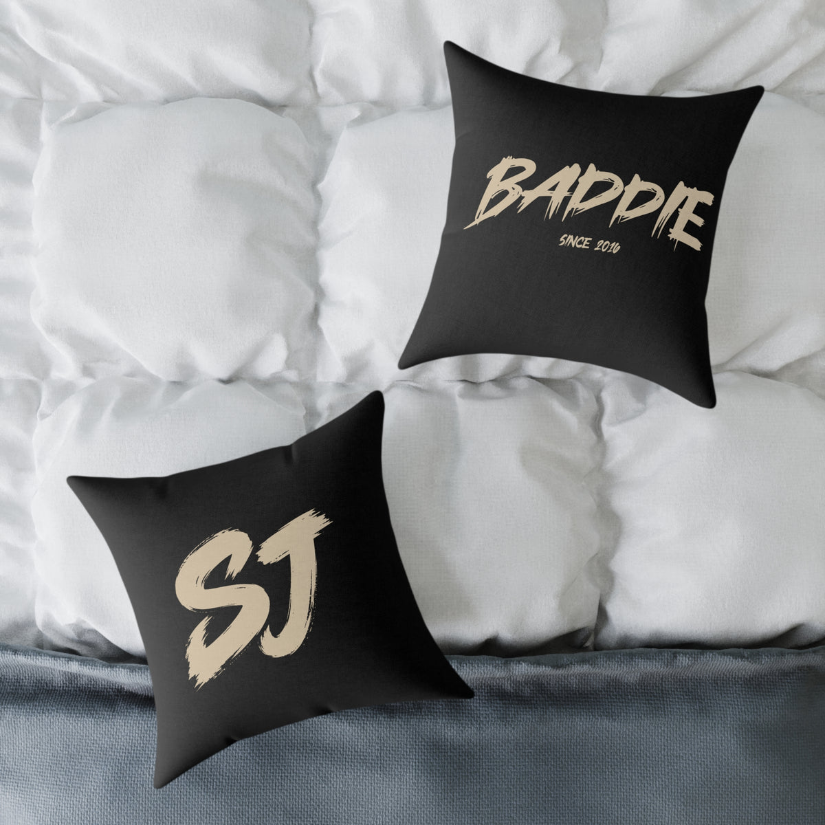 SJ Square Poly Canvas Pillow