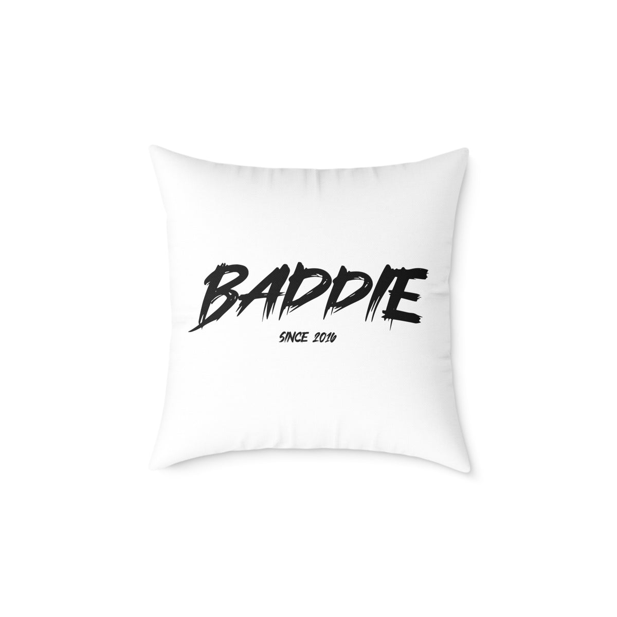 Baddie Square Poly Canvas Pillow