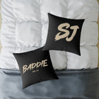 Baddie Square Poly Canvas Pillow