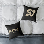 Baddie Square Poly Canvas Pillow