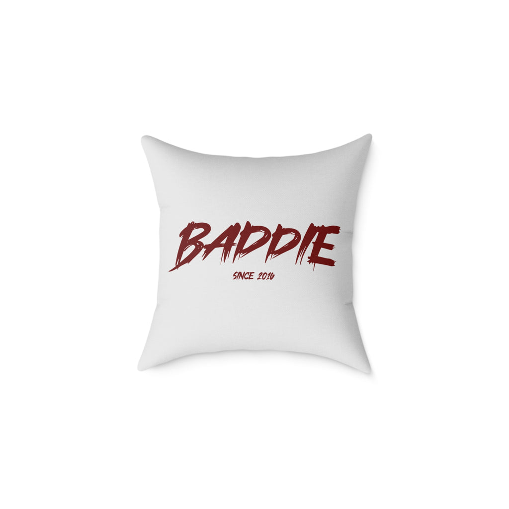 Baddie Square Poly Canvas Pillow