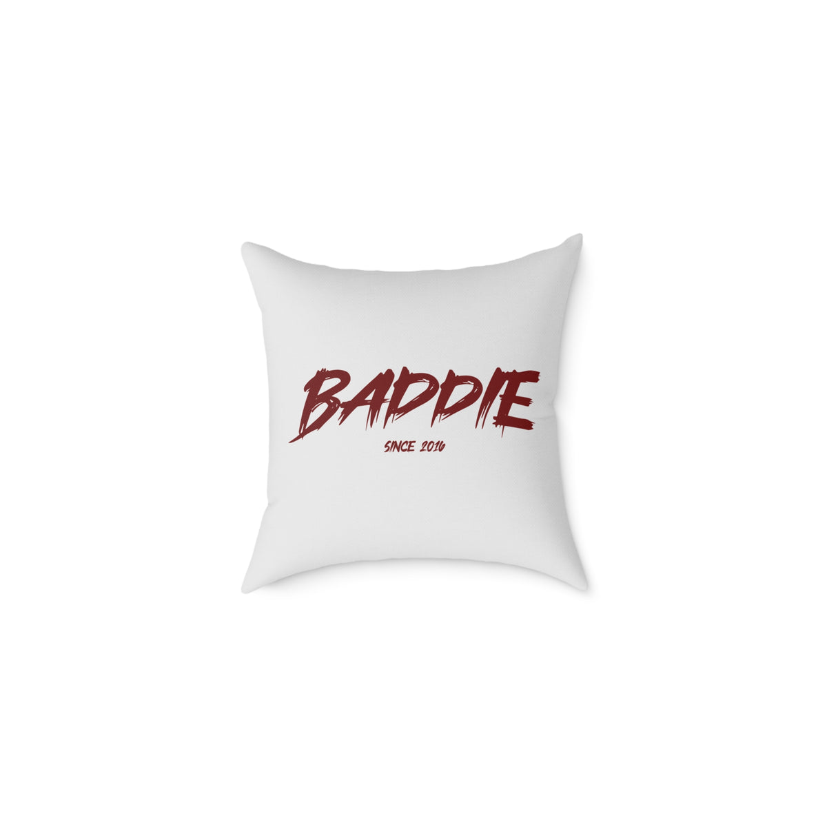 Baddie Square Poly Canvas Pillow