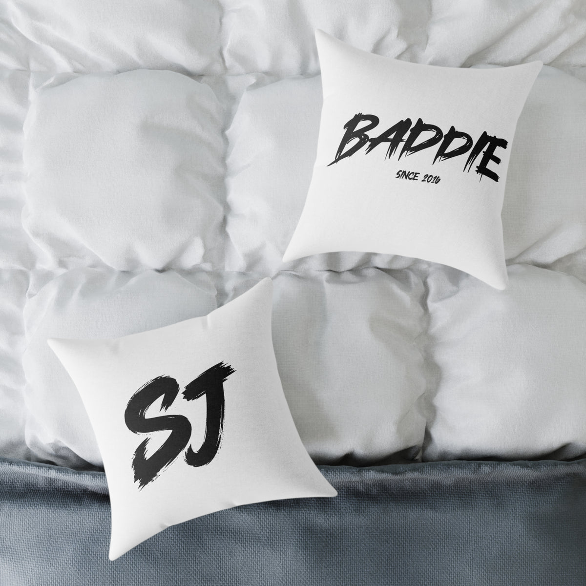 SJ Square Poly Canvas Pillow