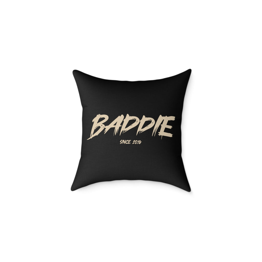 Baddie Square Poly Canvas Pillow