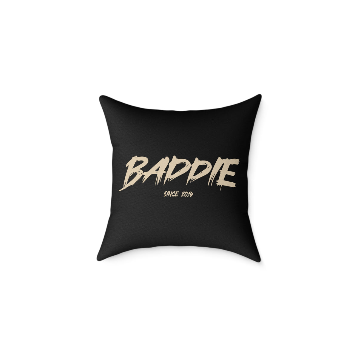 Baddie Square Poly Canvas Pillow