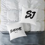 Baddie Square Poly Canvas Pillow
