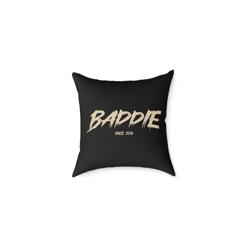 Baddie Square Poly Canvas Pillow