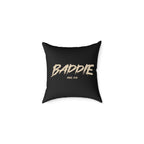Baddie Square Poly Canvas Pillow