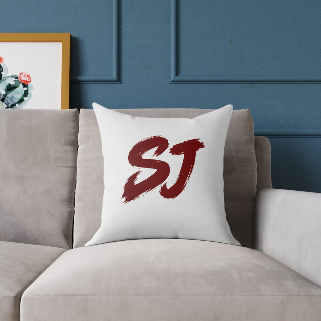 SJ Square Poly Canvas Pillow