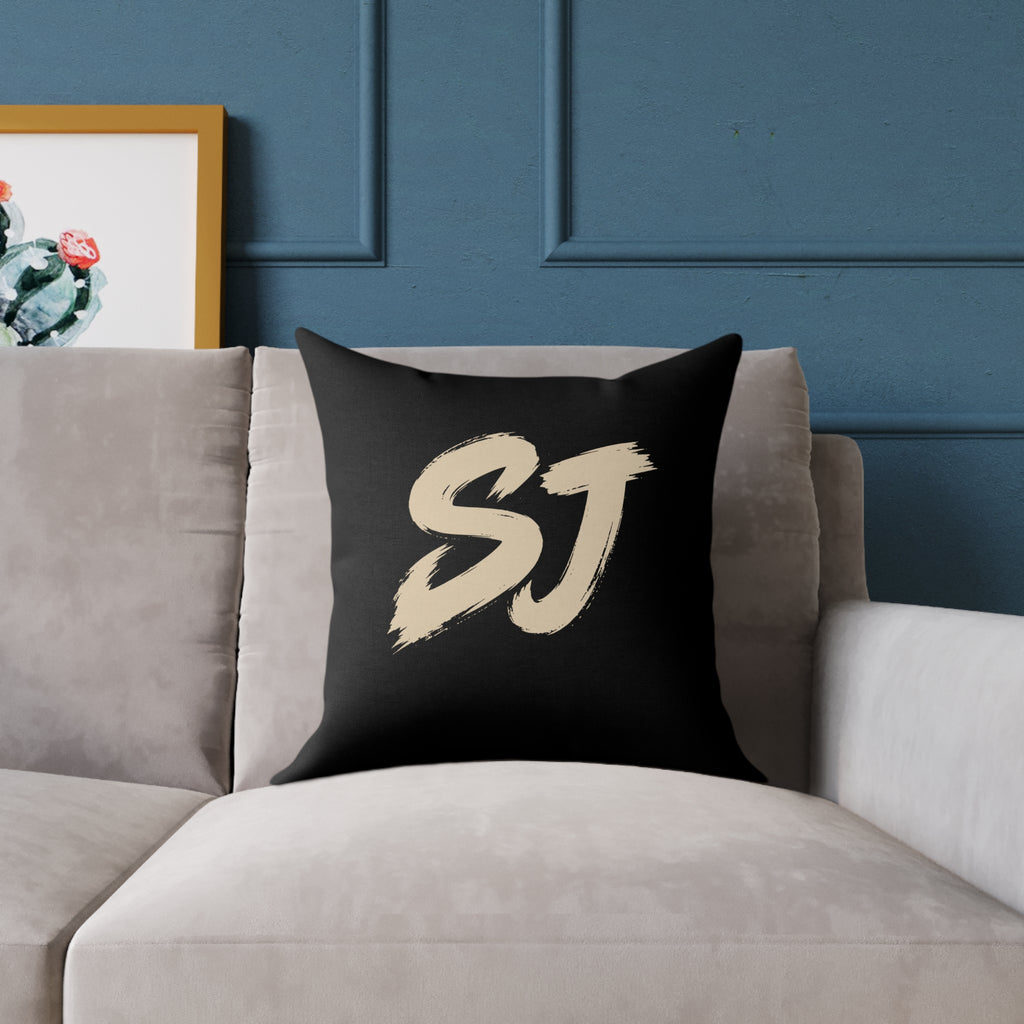 SJ Square Poly Canvas Pillow