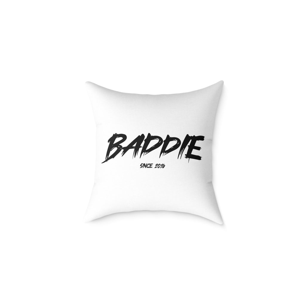 Baddie Square Poly Canvas Pillow
