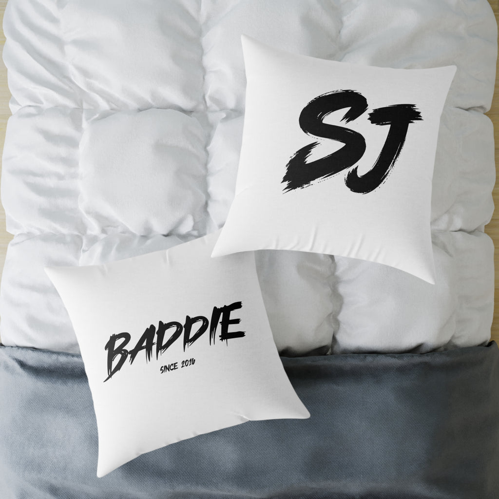 Baddie Square Poly Canvas Pillow