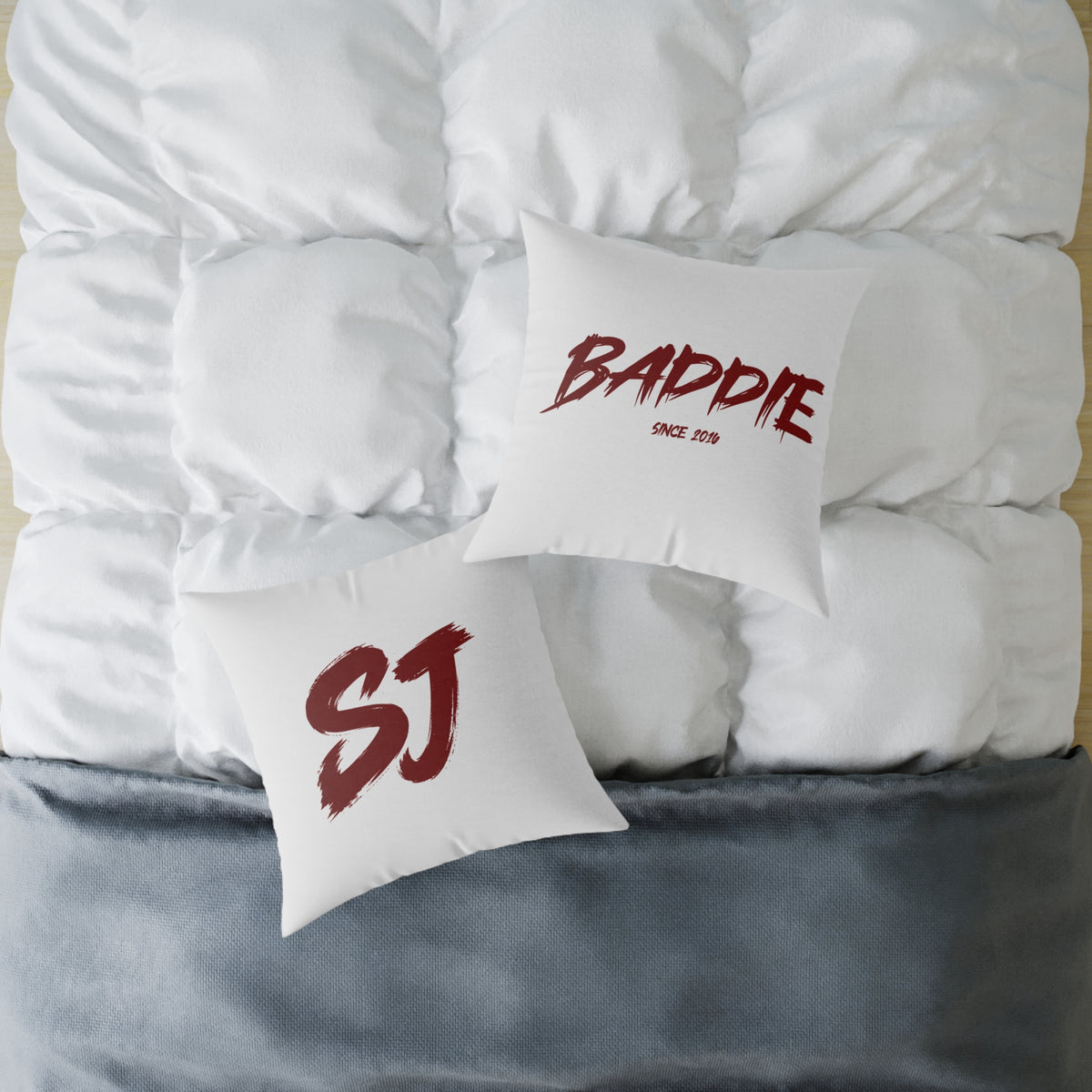 SJ Square Poly Canvas Pillow