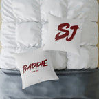 Baddie Square Poly Canvas Pillow