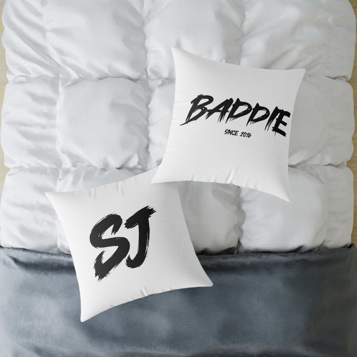 SJ Square Poly Canvas Pillow