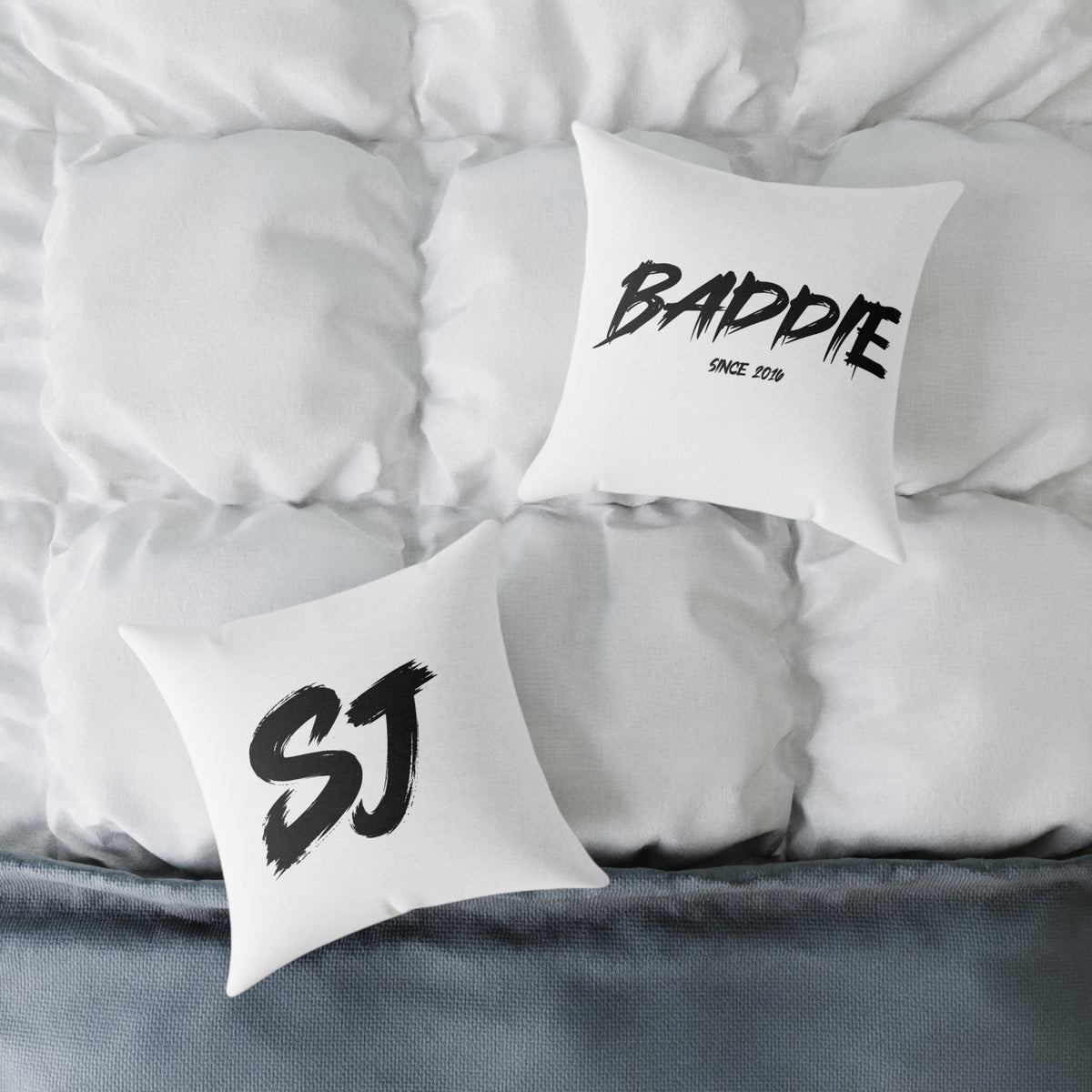 SJ Square Poly Canvas Pillow