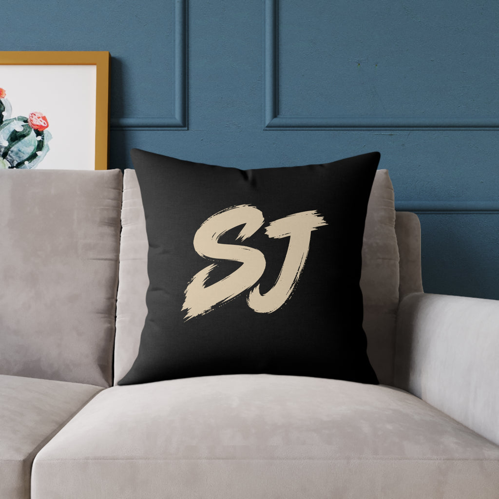 SJ Square Poly Canvas Pillow