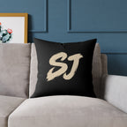 SJ Square Poly Canvas Pillow