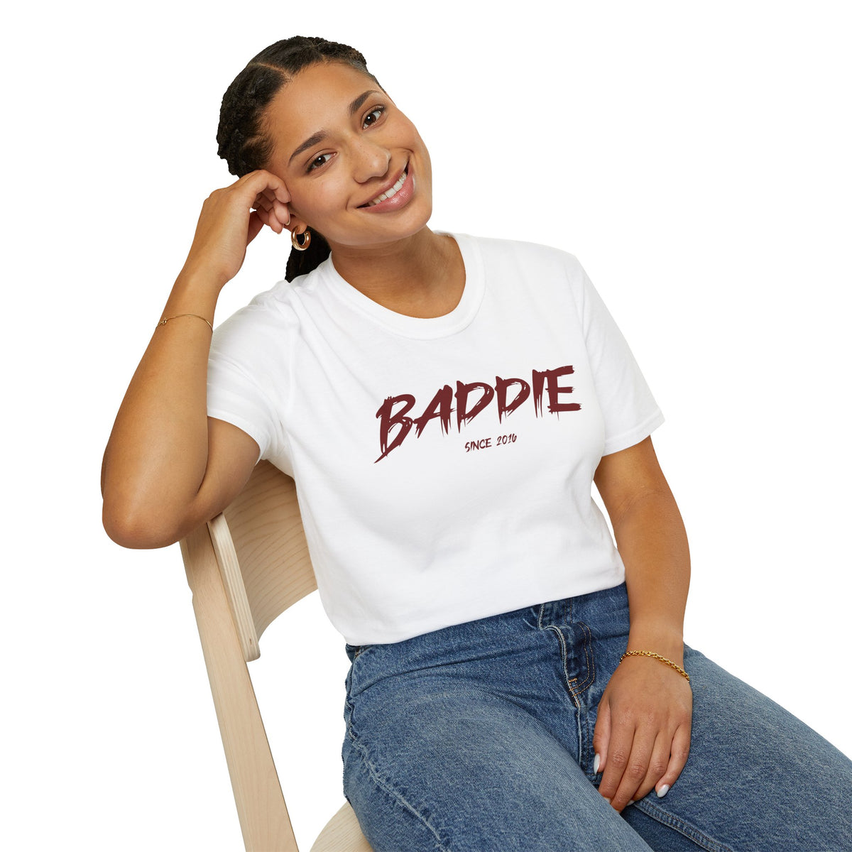 Baddie Crew Neckline Tee