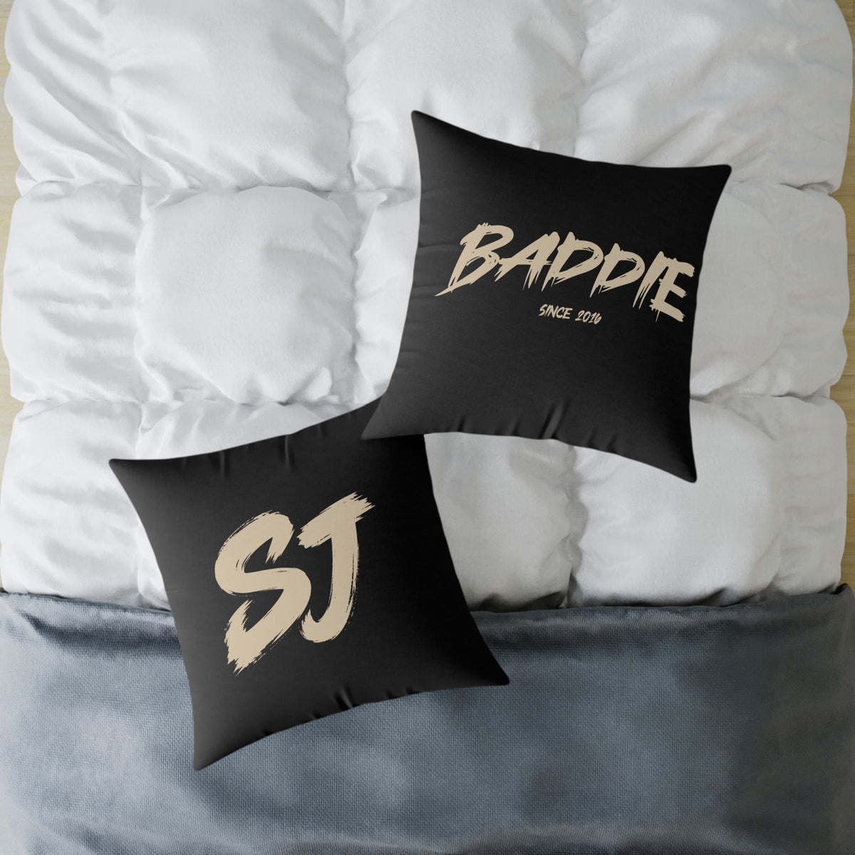 SJ Square Poly Canvas Pillow