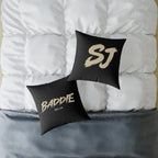 Baddie Square Poly Canvas Pillow
