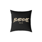 Baddie Square Poly Canvas Pillow
