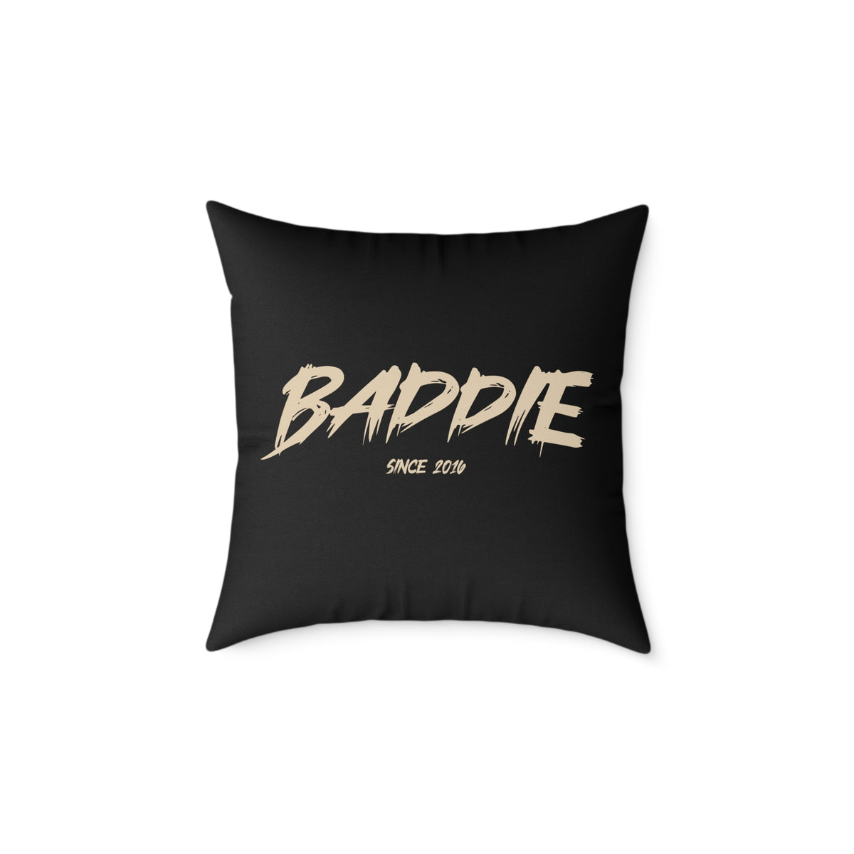 Baddie Square Poly Canvas Pillow