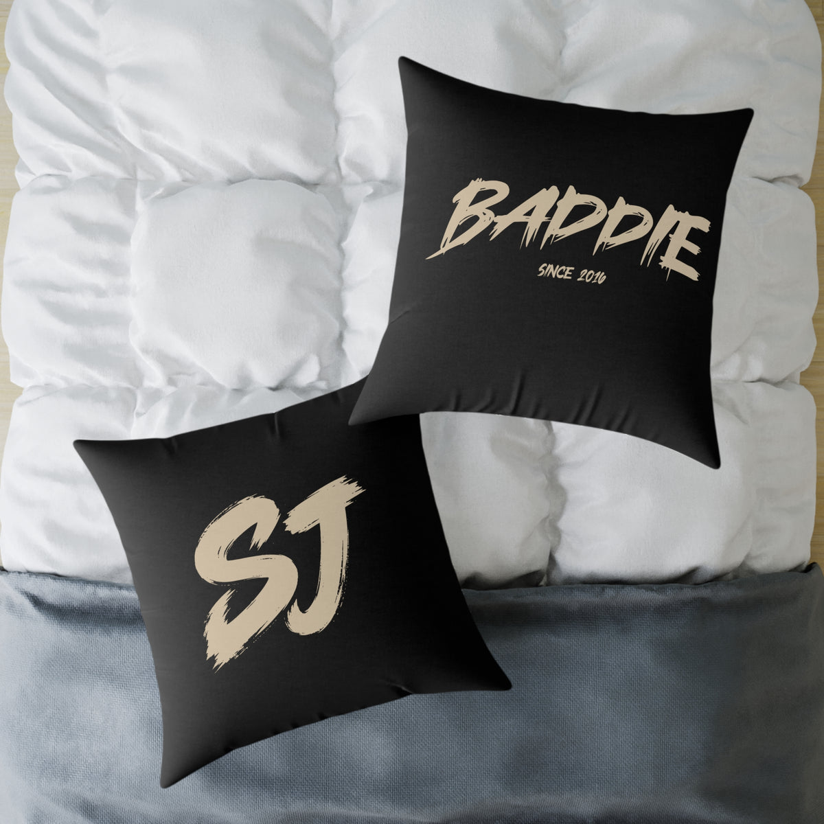 SJ Square Poly Canvas Pillow
