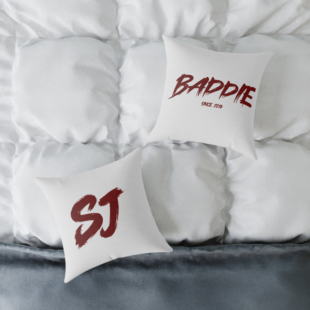 SJ Square Poly Canvas Pillow