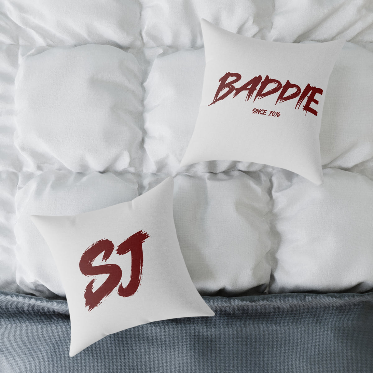 SJ Square Poly Canvas Pillow