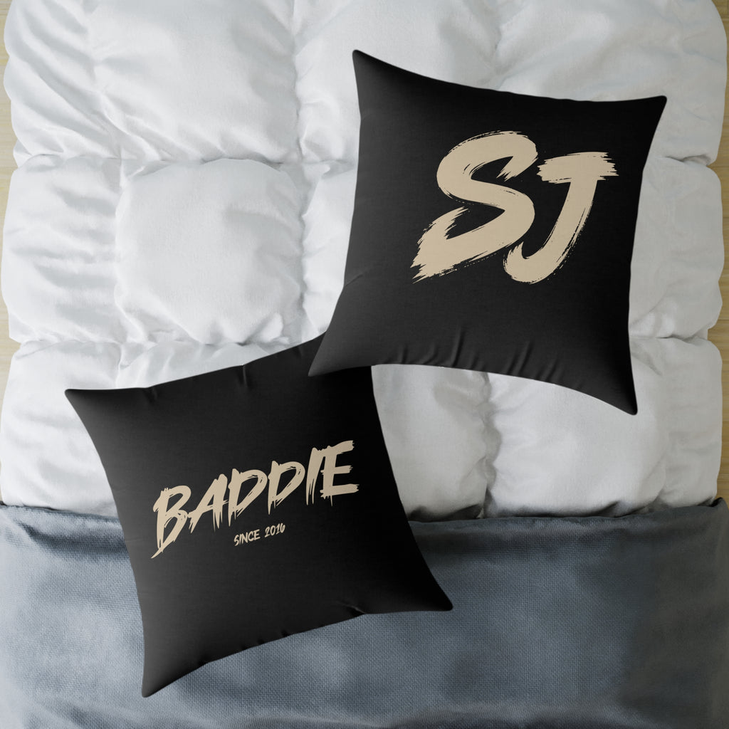 Baddie Square Poly Canvas Pillow