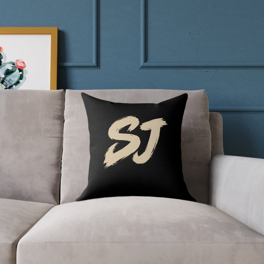 SJ Square Poly Canvas Pillow
