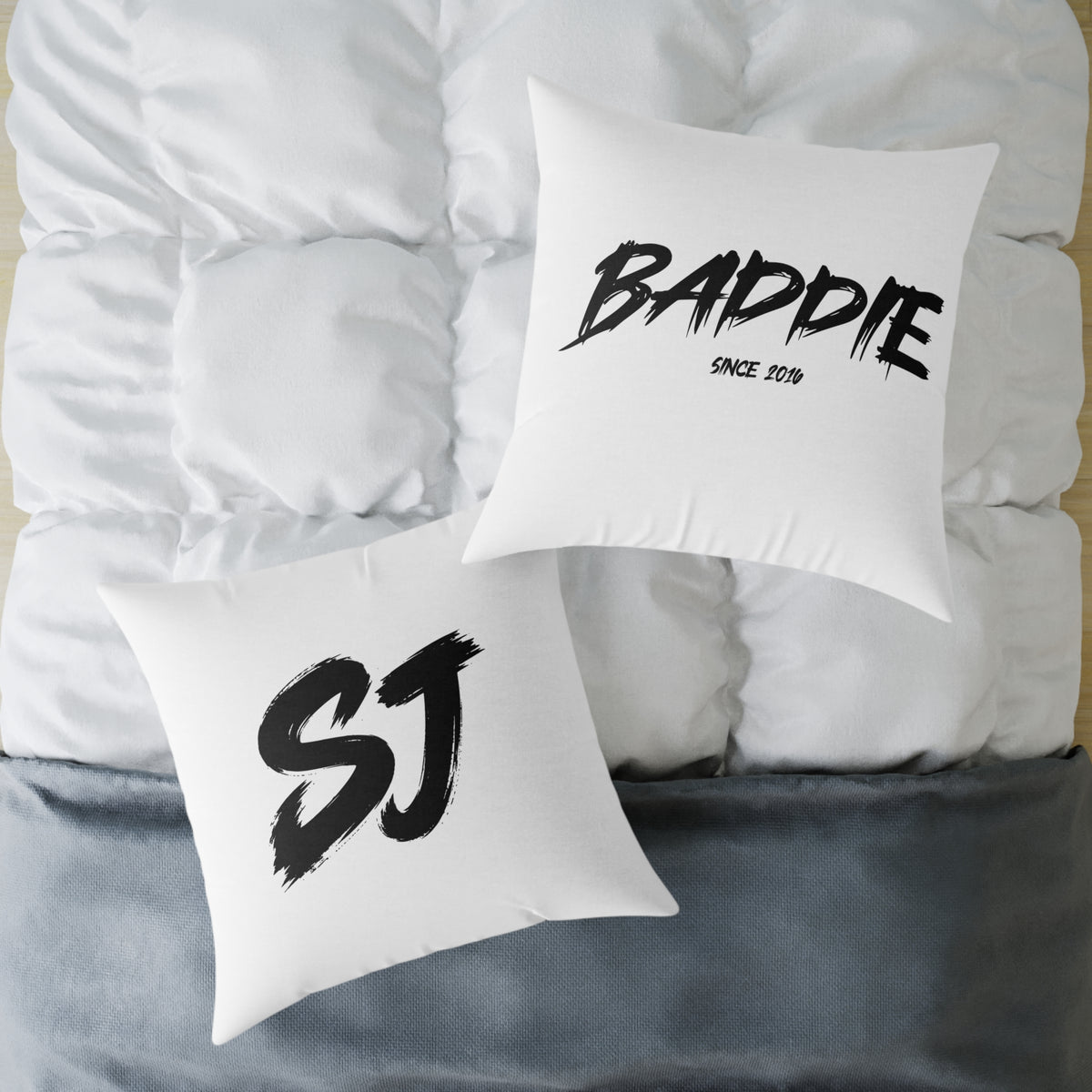 SJ Square Poly Canvas Pillow