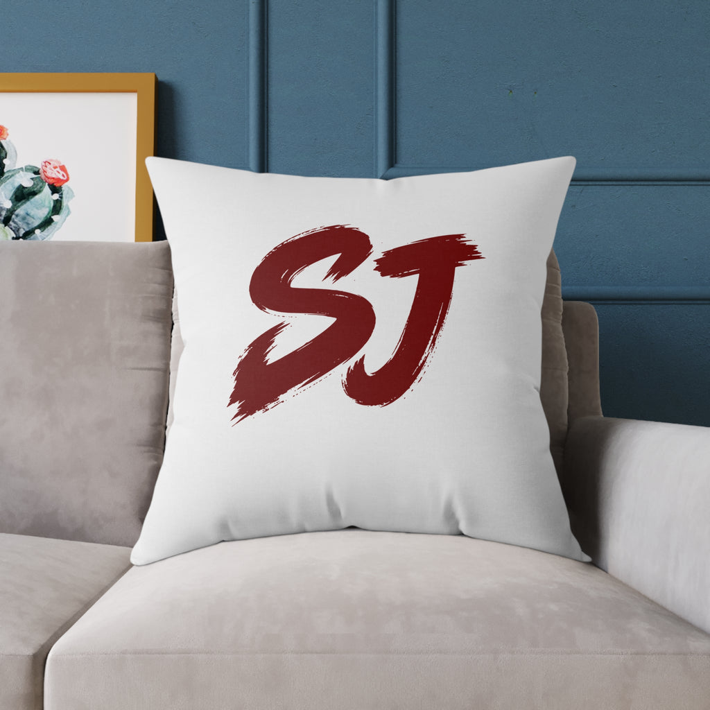 SJ Square Poly Canvas Pillow