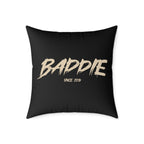 Baddie Square Poly Canvas Pillow