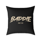 Baddie Square Poly Canvas Pillow